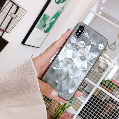 Phone Case 3D Diamond Soft