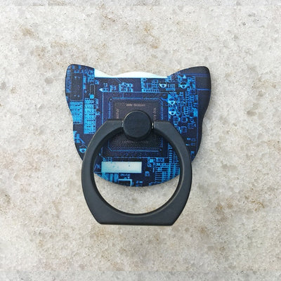 Cartoon Finger Ring Phone Socket