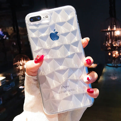 Phone Case 3D Diamond Soft